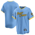 MATTH M.Brewers Blank Player Light Blue City Connect Home Game Stitched Jerseys