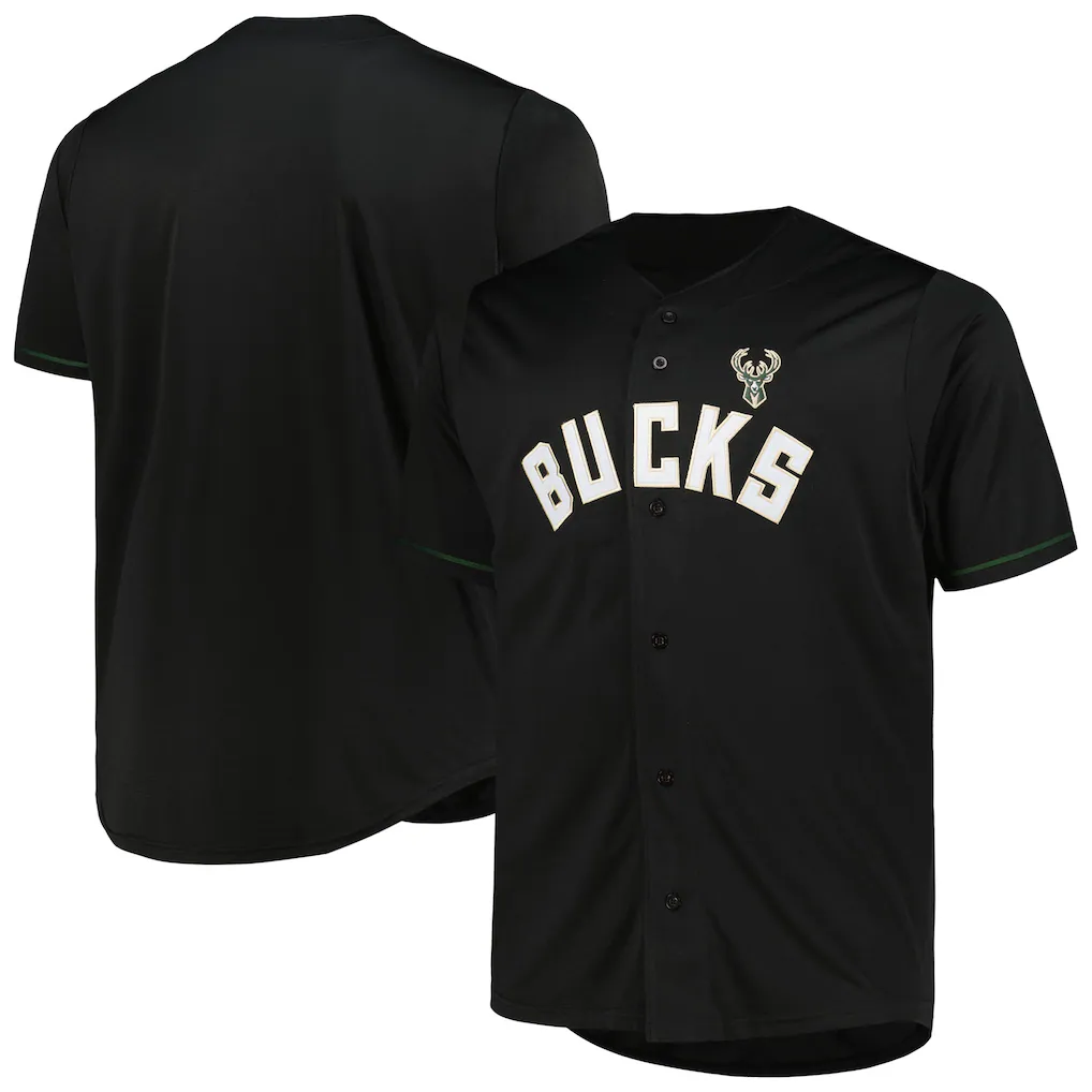 MATTH M.Bucks Profile Black Big & Tall Pop Jerseys