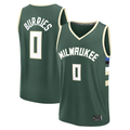 MATTH M.Bucks #0 Brayden Burries Green 2026  Draft First Round Pick Fast Break Jerseys - Icon Edition