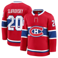 MATTH M.Canadiens #20 Juraj Slafkovsky Red Premium Jerseys