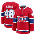 MATTH M.Canadiens #48 Lane Hutson Red Home Premium Jerseys