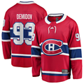 MATTH M.Canadiens #93 Ivan Demidov Red Home Breakaway Jerseys