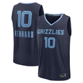 MATTH M.Grizzlies #10 Luke Kennard Navy Fast Break Replica Player Stitched Jerseys- Icon Edition