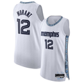 MATTH M.Grizzlies #12 Ja Morant White 2025-2026 Authentic Stitched Jerseys- City Edition