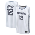 MATTH M.Grizzlies #12 Ja Morant White 2025-2026 City Edition Fast Break Stitched Jerseys