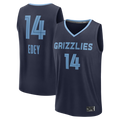 MATTH M.Grizzlies #14 Zach Edey Navy Fast Break Replica Stitched Jerseys- Icon Edition