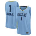 MATTH M.Grizzlies #1 Scotty Pippen Jr. Light Blue Fast Break Replica Player Stitched Jerseys- Statement Edition
