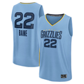 MATTH M.Grizzlies #22 Desmond Bane Light Blue Fast Break Replica Player Stitched Jerseys- Statement Edition