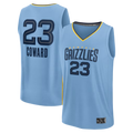 MATTH M.Grizzlies #23 Cedric Coward Light Blue Fast Break Replica Player Stitched Jerseys- Statement Edition