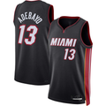 MATTH M.Heat #13 Bam Adebayo kounmpo Black Fast Break Jerseys - Icon Edition