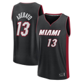 MATTH M.Heat #13 Bam Adebayo Black Fast Break Replica Jerseys - Icon Edition