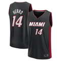 MATTH M.Heat #14 Tyler Herro Black Fast Break Replica Player Jerseys - Icon Edition