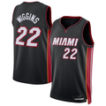 MATTH M.Heat #22 Andrew Wiggins Black Swingman Jerseys - Icon Edition
