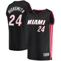 MATTH M.Heat #24 Haywood Highsmith Black 2021-2022 Fast Break Replica Jerseys - Icon Edition