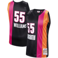 MATTH M.Heat #55 Jason Williams Mitchell & Ness Black 2005-2006 Hardwood Classics Swingman Jerseys