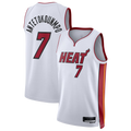 MATTH M.Heat #7 Giannis Antetokounmpo White Swingman Jerseys - Association Edition