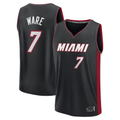 MATTH M.Heat #7 Kel'el Ware Black Fast Break Replica Player Jerseys - Icon Edition
