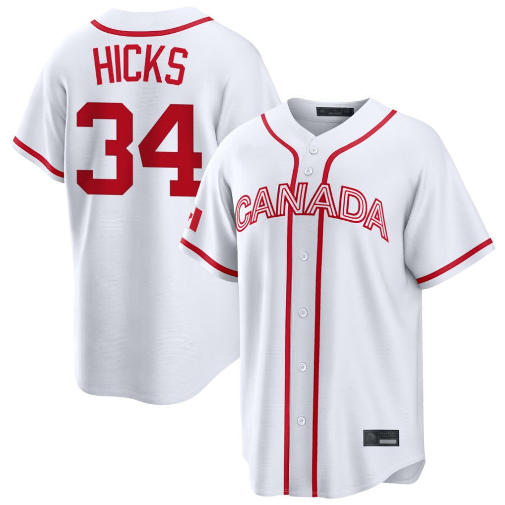 MATTH M.Marlins #34 Liam Hicks Player White 2026 World Classic Home Pick-A-Player Stitched Jerseys