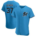 MATTH M.Marlins #37 Anthony Bender Player Blue Home Limited Elite Stitched Jerseys