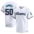 MATTH M.Marlins #50 Agustin Ramirez Player White  Home Limited Stitched Jerseys
