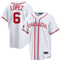 MATTH M.Marlins #6 Otto Lopez Player White 2026 World Classic Home Pick-A-Player Stitched Jerseys