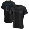 MATTH M.Marlins #9 Xavier Edwards Player Black Home Limited Elite Stitched Jerseys