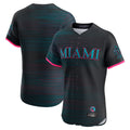 MATTH M.Marlins Blank Player Black City Connect Home Limited Elite Stitched Jerseys