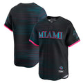MATTH M.Marlins Blank Player Black City Connect Home Limited Stitched Jerseys
