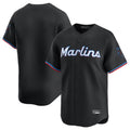 MATTH M.Marlins Blank Player Black Home Limited Stitched Jerseys