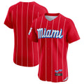 MATTH M.Marlins Blank Player Red City Connect Home Limited Elite Stitched Jerseys