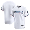 MATTH M.Marlins Blank Player White Home Limited Stitched Jerseys