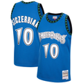 MATTH M.Timberwolves #10 Wally Szczerbiak Mitchell & Ness Blue 2003-2004 Hardwood Classics Swingman Stitched Jerseys