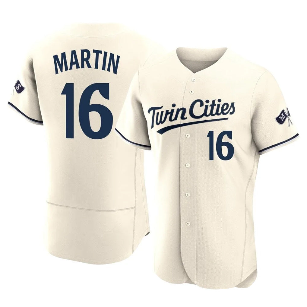 MATTH M.Twins #16 Austin Martin Player Cream Home Limited Elite Stitched Jerseys
