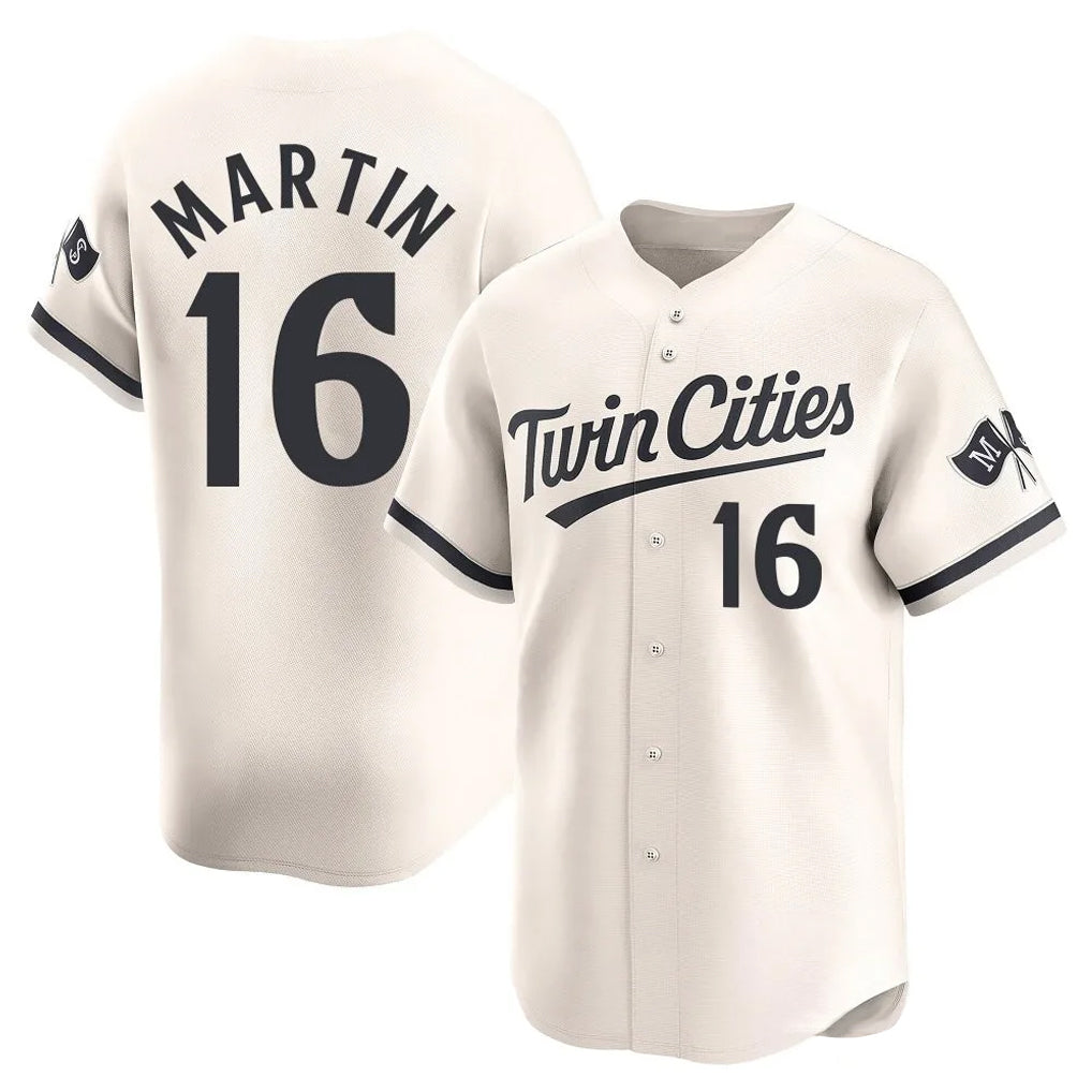 MATTH M.Twins #16 Austin Martin Player Gray Game Limited Home Stitched Jerseys