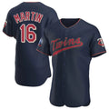 MATTH M.Twins #16 Austin Martin Player Navy 60th Home Limited Elite Stitched Jerseys