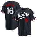 MATTH M.Twins #16 Austin Martin Player Navy Home Game Stitched Jerseys