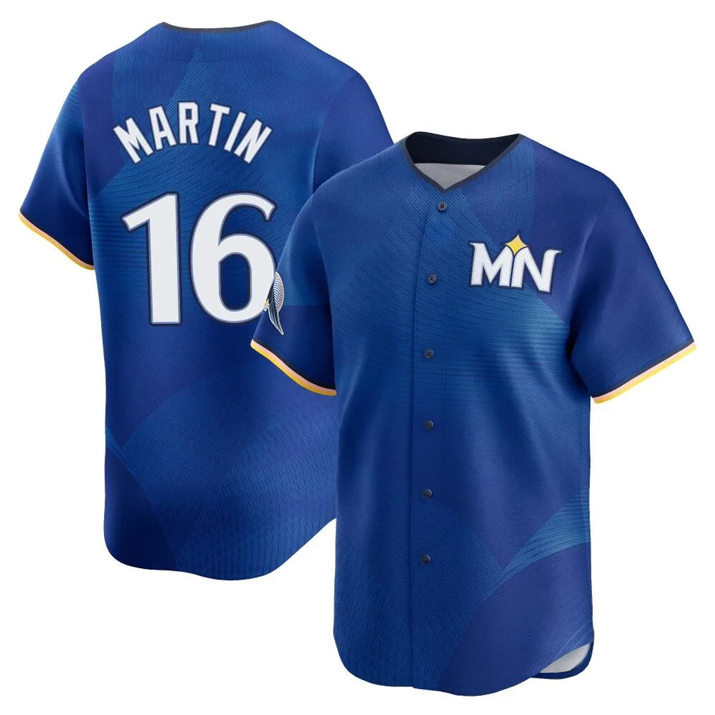 MATTH M.Twins #16 Austin Martin Player Royal City Connect Limited Home Stitched Jerseys