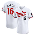 MATTH M.Twins #16 Austin Martin Player White Home Limited Elite Stitched Jerseys