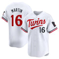 MATTH M.Twins #16 Austin Martin Player White Home Limited Stitched Jerseys