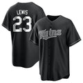 MATTH M.Twins #23 Royce Lewis Player Black Home Game Stitched Jerseys
