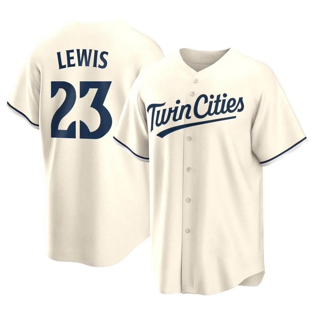 MATTH M.Twins #23 Royce Lewis Player Cream Game Limited Home Stitched Jerseys