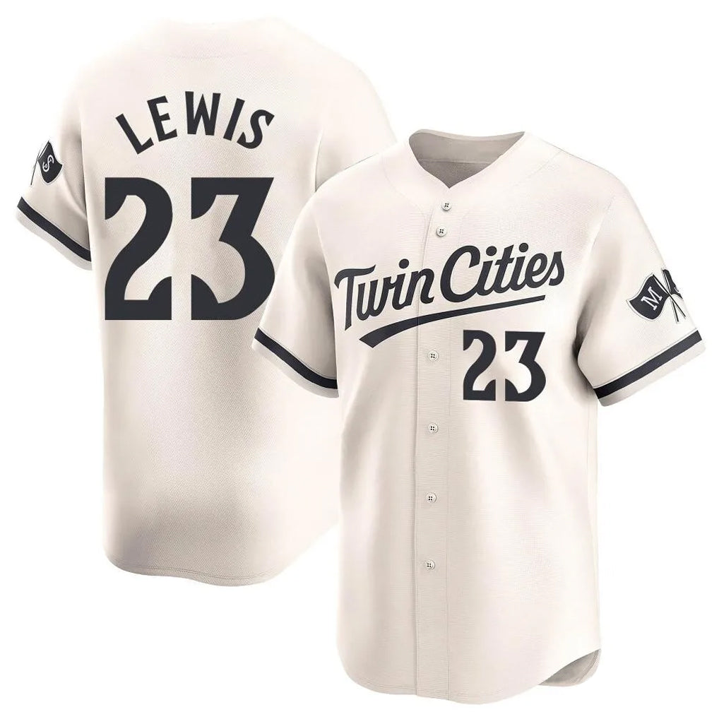 MATTH M.Twins #23 Royce Lewis Player Cream Home Limited Stitched Jerseys