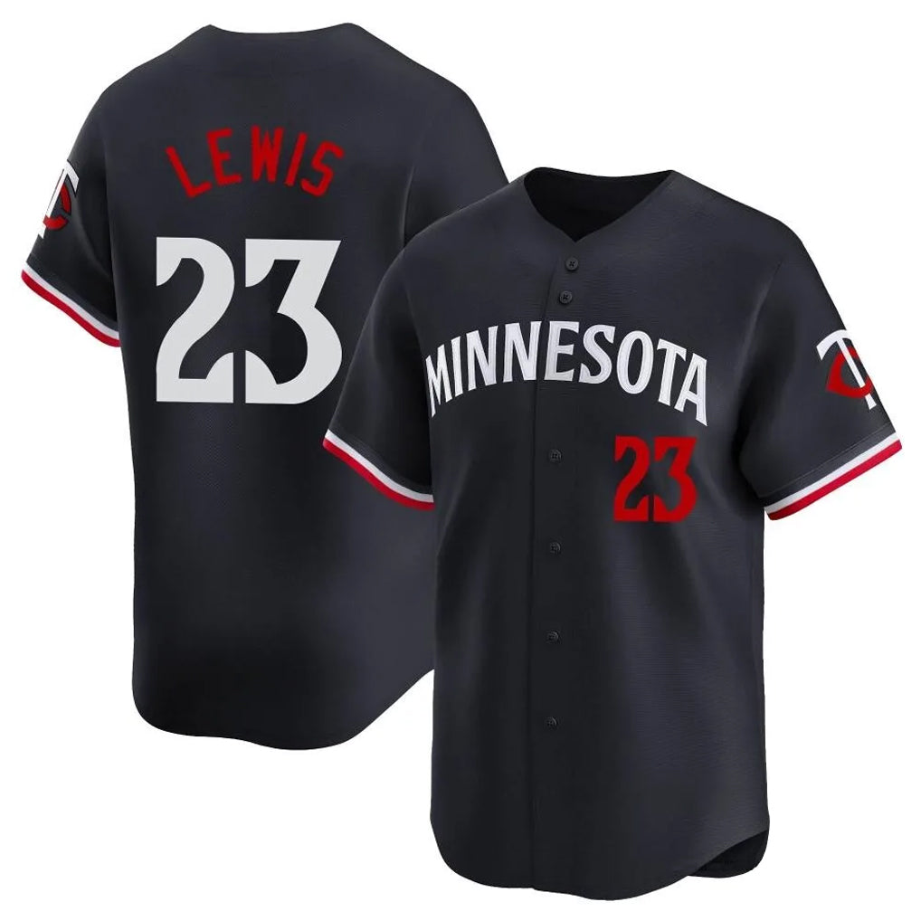 MATTH M.Twins #23 Royce Lewis Player Navy Home Limited Stitched Jerseys