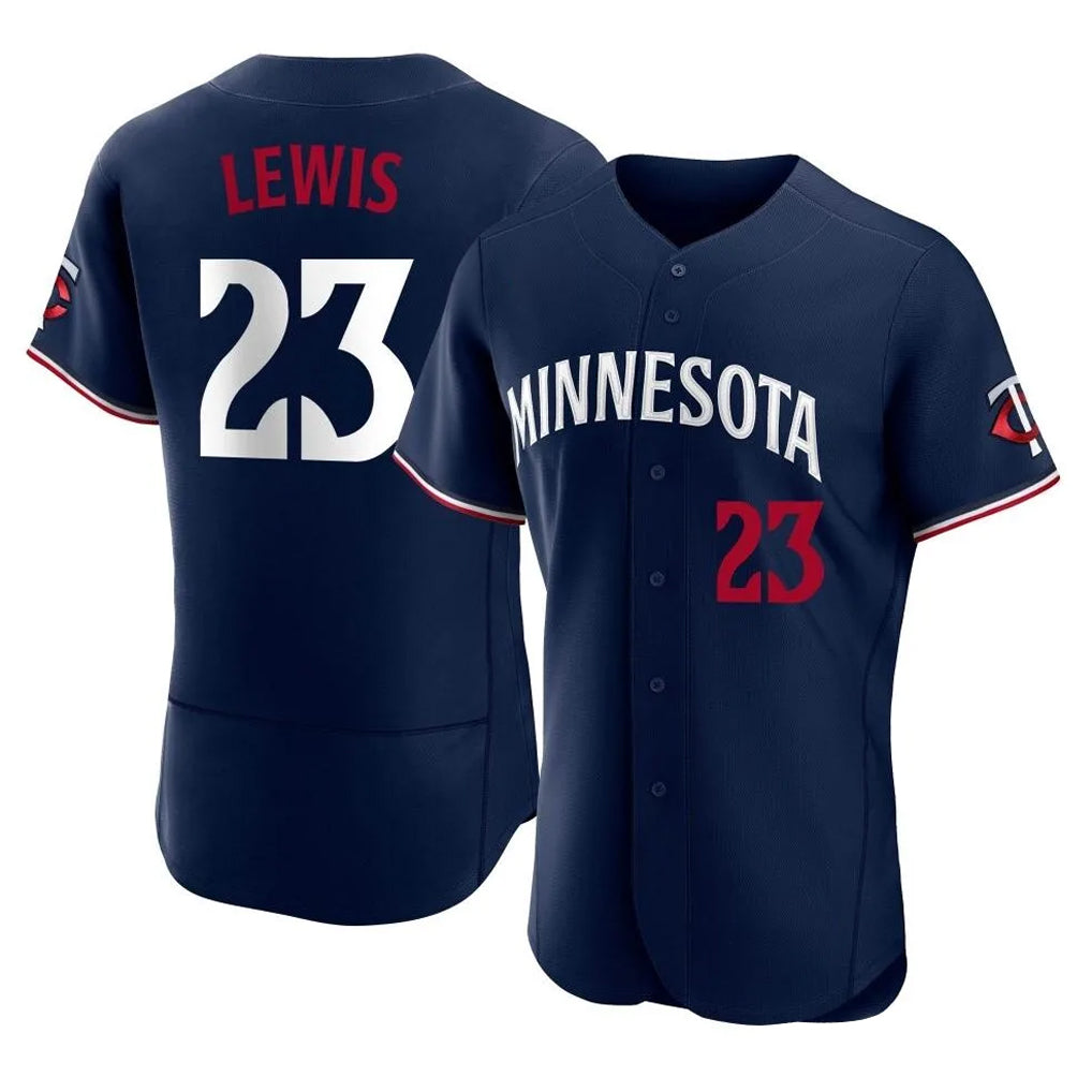 MATTH M.Twins #23 Royce Lewis Player Navy Replica Home Limited Elite Stitched Jerseys