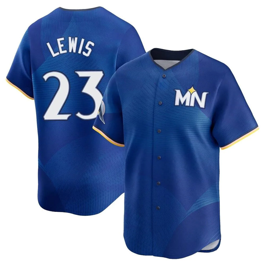 MATTH M.Twins #23 Royce Lewis Player Royal City Connect Limited Home Stitched Jerseys