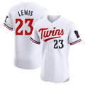 MATTH M.Twins #23 Royce Lewis Player White Home Limited Elite Stitched Jerseys