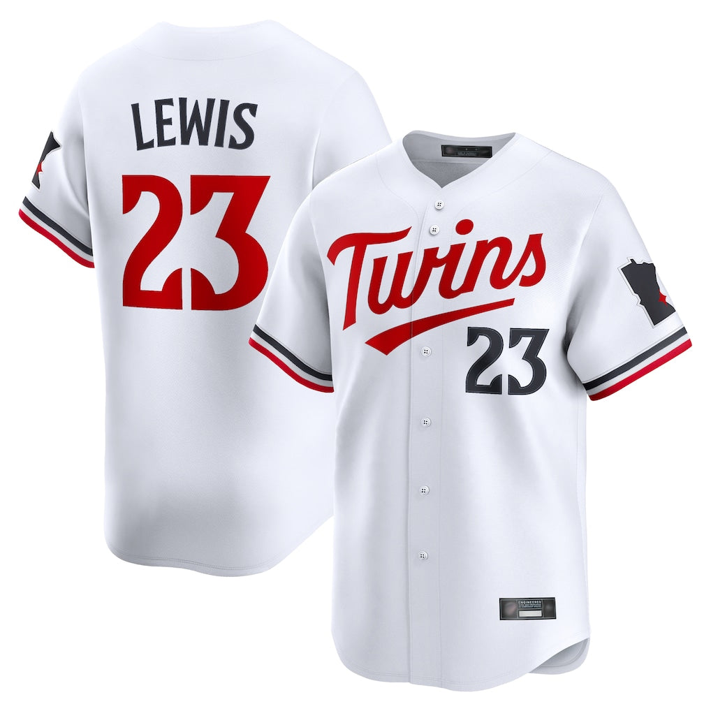 MATTH M.Twins #23 Royce Lewis Player White Home Limited Stitched Jerseys