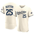 MATTH M.Twins #25 Byron Buxton Player Cream Home Limited Elite Stitched Jerseys