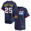MATTH M.Twins #25 Byron Buxton Player Navy All-star Game Limited Home Stitched Jerseys