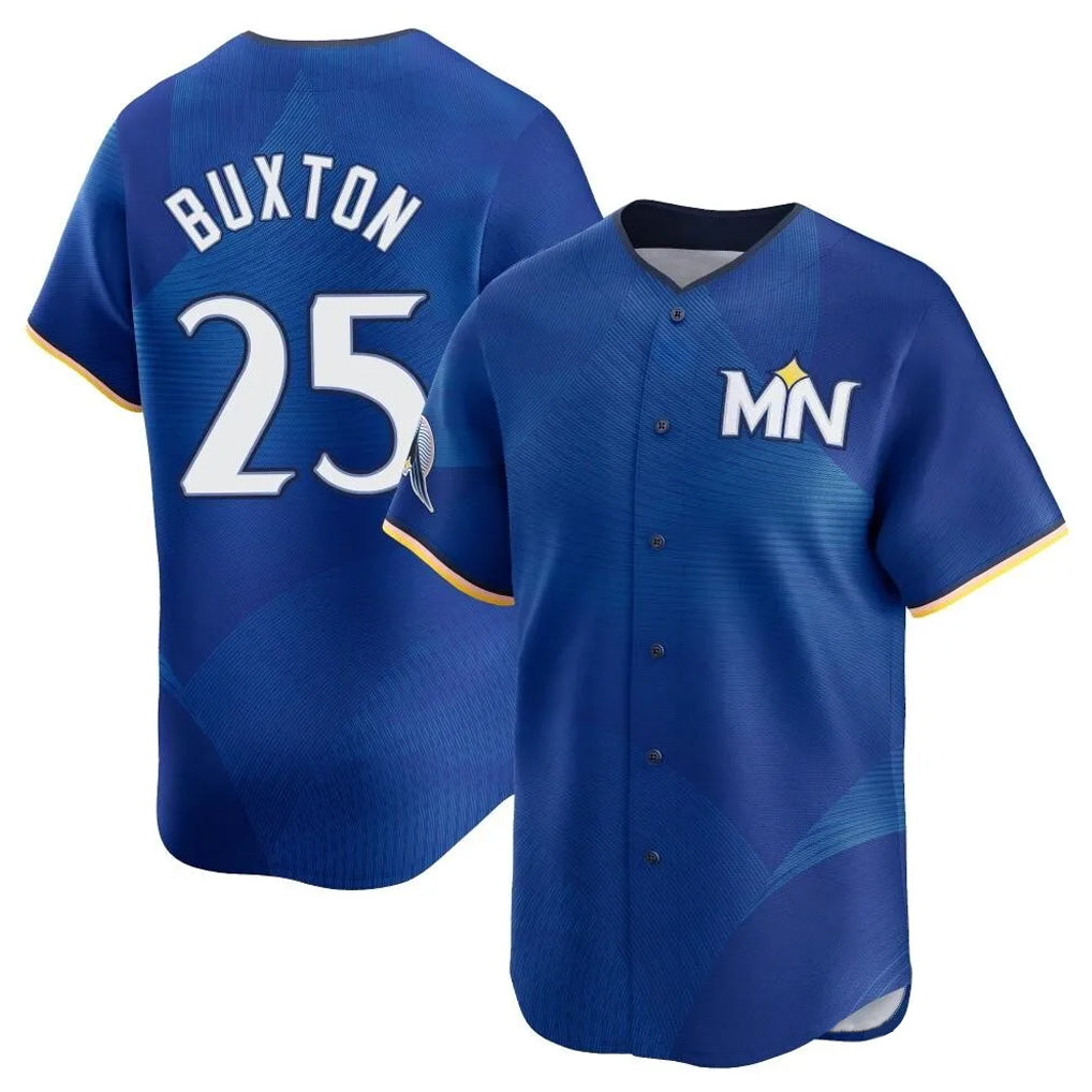 MATTH M.Twins #25 Byron Buxton Player Royal City Connect Limited Home Stitched Jerseys